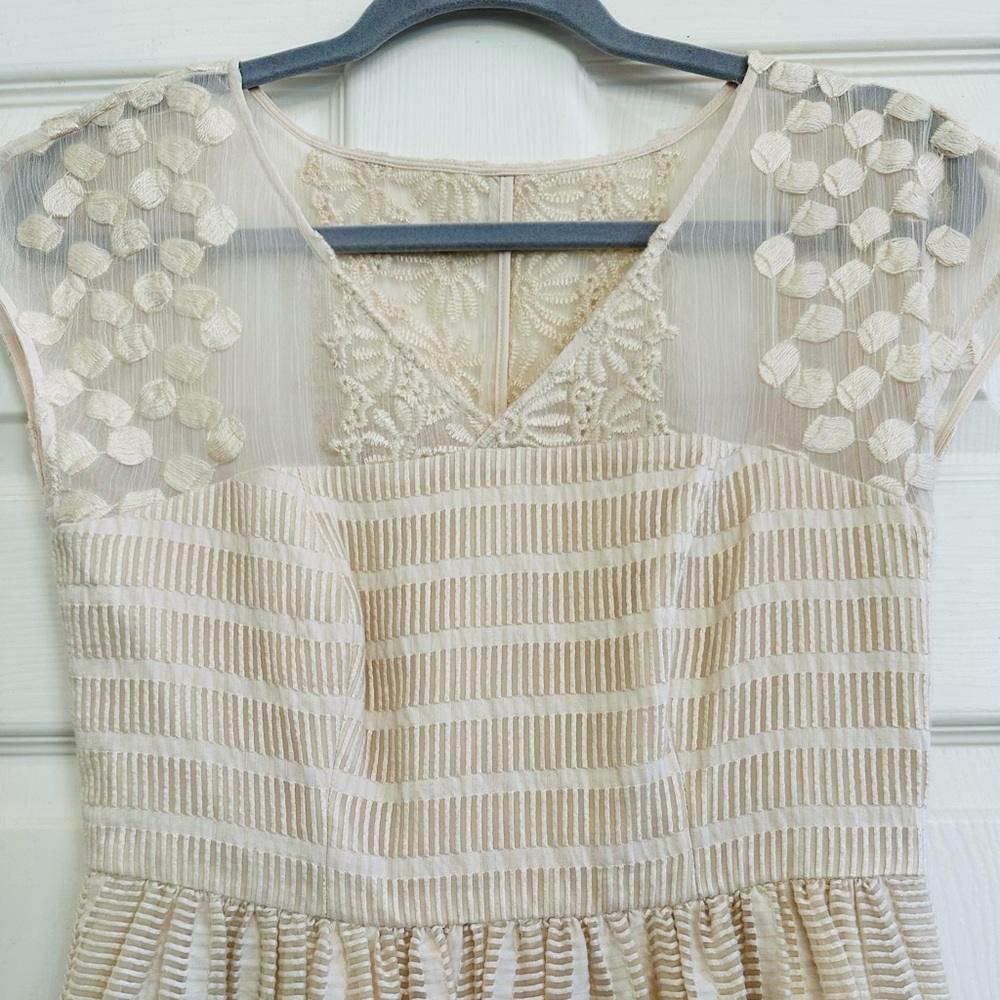 Moulinette Soeurs POEMA Cream Dress NWT - Picture 6 of 15